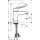 hansgrohe Focus Einhebel-Waschtischmischer 100 mit extra langem Comfortgriff 12,1 cm und Zugstangen-Ablaufgarnitur, Chrom