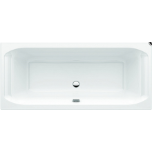 IS S100 Acryl Einbauwanne Mittelabl. 1900x900mm weiß