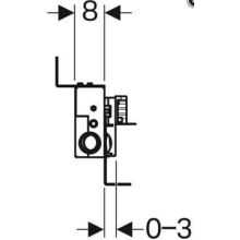 Geberit Kombifix Dusch-Element Wandablauf d= 50