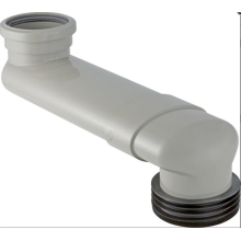 Geberit WC Etagenbogen (PVC) DN90/100, grau