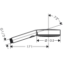 hansgrohe Pulsify Select S Handbrause 105 3 Strahlarten...