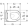 Geberit GE iCon Set Wand-WC mit WC-Sitz, Rimfree Tiefspüler, geschl. Form, T:53cm, weiß