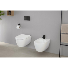 Geberit GE iCon Wandbidet, T:53cm mit Überlauf, weiß,