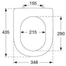 WC-Sitz PRESSALIT MAGNUM Nr.104 inkl.Festscharnier B 33,...