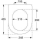 WC-Sitz PRESSALIT MAGNUM Nr.104 inkl.Festscharnier B 33, weiss