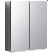 Geberit Spiegelschrank Option Plus mit Beleuchtung zwei Türen 600x700x172mm