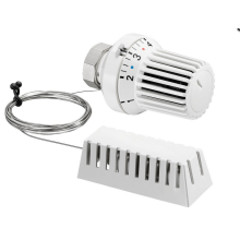 Oventrop (Uni XH) Thermostat m.Fernfühl. Flüssigfühler, mit Nullstellung, weiß