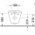 Duravit Wand-WC DuraStyle Rimless pl WC-Sitz m. Absenkaut. mit Befestig.