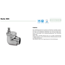 Caleffi AERCAL® - automatischer Schnellentlüfter für alle Heizkörperarten 3/4" AG