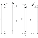 Duschelement SPORTING 2 Batteriebetrieb