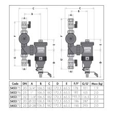 Caleffi DIRTMAGPLUS®, Multifunktionseinheit mit Schlammabscheider und Schmutzfänger. 1 1/4"