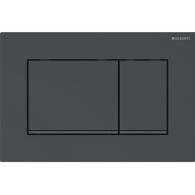 Geberit BetPl. Sigma30, für 2-Mengen-Sp. schwarz, schwarz matt