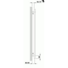 Zehnder O100 Badheizkörper 1469x450mm weiß (RAL 9016)