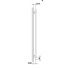 Zehnder O100 Badheizkörper 1856x750mm weiß (RAL 9016)