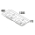 Waschtisch VILNA 1205 doppelt ohne Siphon und Clickerabfluss MINERALSOLID MATT 1205 x 460 x 15 mm