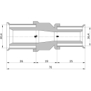 Wavin Tigris K5 Kupplung reduziert, 20mm x 16mm