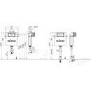 Alcadrain AM112 Basicmodul WC Spülkasten für...
