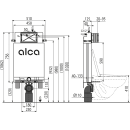 Alcadrain AM100/1000 Alcamodul Vorwandinstallationssystem...