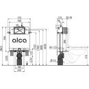 Alcadrain AM100/850 Alcamodul Vorwandinstallationssystem...