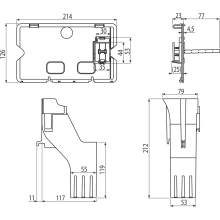 Alcadrain P169 Einwurfschacht für WC-Spülkasten Tabletten