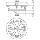 alcadrain P115 Spülstromdrossel