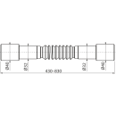 Alcadrain A794 Flexiverbindung 40–32×32–40