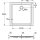 GROHE Acryl Duschwanne 39301, Maße: 900 x 900 mm, Tiefe: 30 mm, alpinweiß