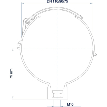 PoloKal Schelle POLO-CLIP DN 110/90/75 M10