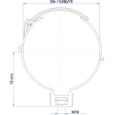 PoloKal Schelle POLO-CLIP DN 110/90/75 M10