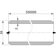 Wavin Tigris Mehrschichtverbundrohre für Fußbodenheizung und Heizkörperanbindung 16x2,0; 500 m