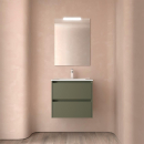 BALTIC Komplett-Set 600 2 Schubladen Green Satin