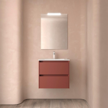 BALTIC Komplett-Set 600 2 Schubladen Red Satin