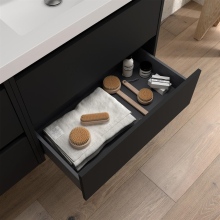 BALTIC Komplett-Set 700 2 Schubladen Black Satin