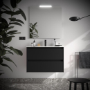 BALTIC Komplett-Set 900 2 Schubladen Black Satin