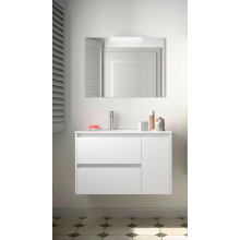 BALTIC Komplett-Set 850 2 Schubladen - Tür rechts White Gloss