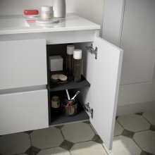 BALTIC Komplett-Set 850 2 Schubladen - Tür rechts White Gloss