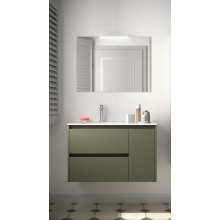 BALTIC Komplett-Set 850 2 Schubladen - Tür rechts Green Satin