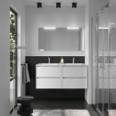 BALTIC Komplett-Set 1200 4 Schubladen White Gloss