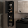 Hochschrank BALTIC 1400mm BLACK SATIN