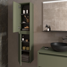 Hochschrank BALTIC 1400mm GREEN SATIN
