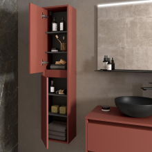 Hochschrank BALTIC 1400mm RED SATIN