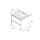 BALTIC Unterschrank 600 2 Schubladen + Waschbecken White Satin