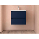 BALTIC Unterschrank 600 2 Schubladen + Waschbecken Blue...