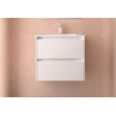 BALTIC Unterschrank 700 2 Schubladen + Waschbecken White...