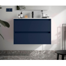 BALTIC Unterschrank 800 2 Schubladen + Waschbecken Blue...