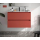 BALTIC Unterschrank 900 2 Schubladen + Waschbecken Red Satin