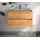 BALTIC Unterschrank 900 2 Schubladen + Waschbecken Eiche Afrika