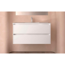 BALTIC Unterschrank 1000 2 Schubladen + Waschbecken White...