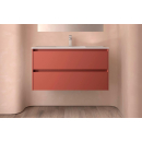 BALTIC Unterschrank 1000 2 Schubladen + Waschbecken Red...