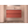 BALTIC Unterschrank 1000 2 Schubladen + Waschbecken Red Satin